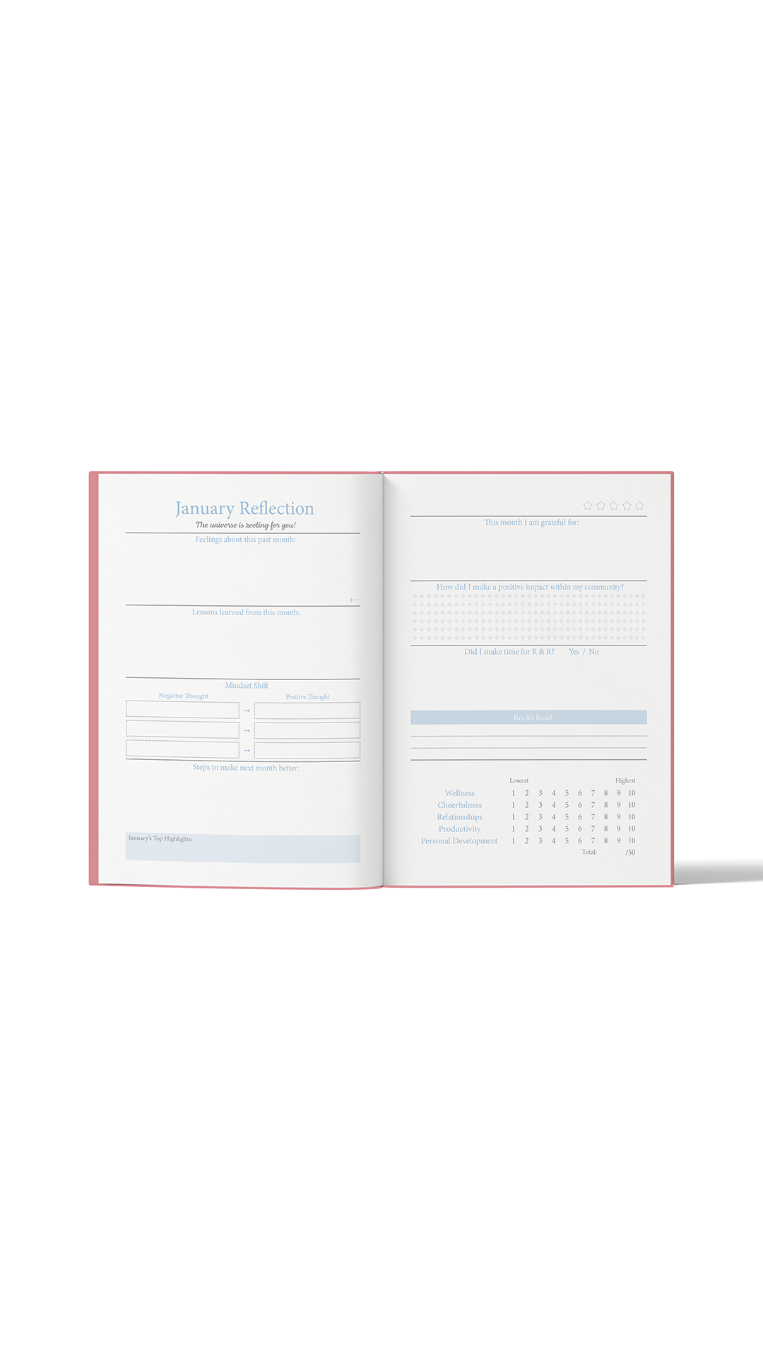 Mindcheer Planner
