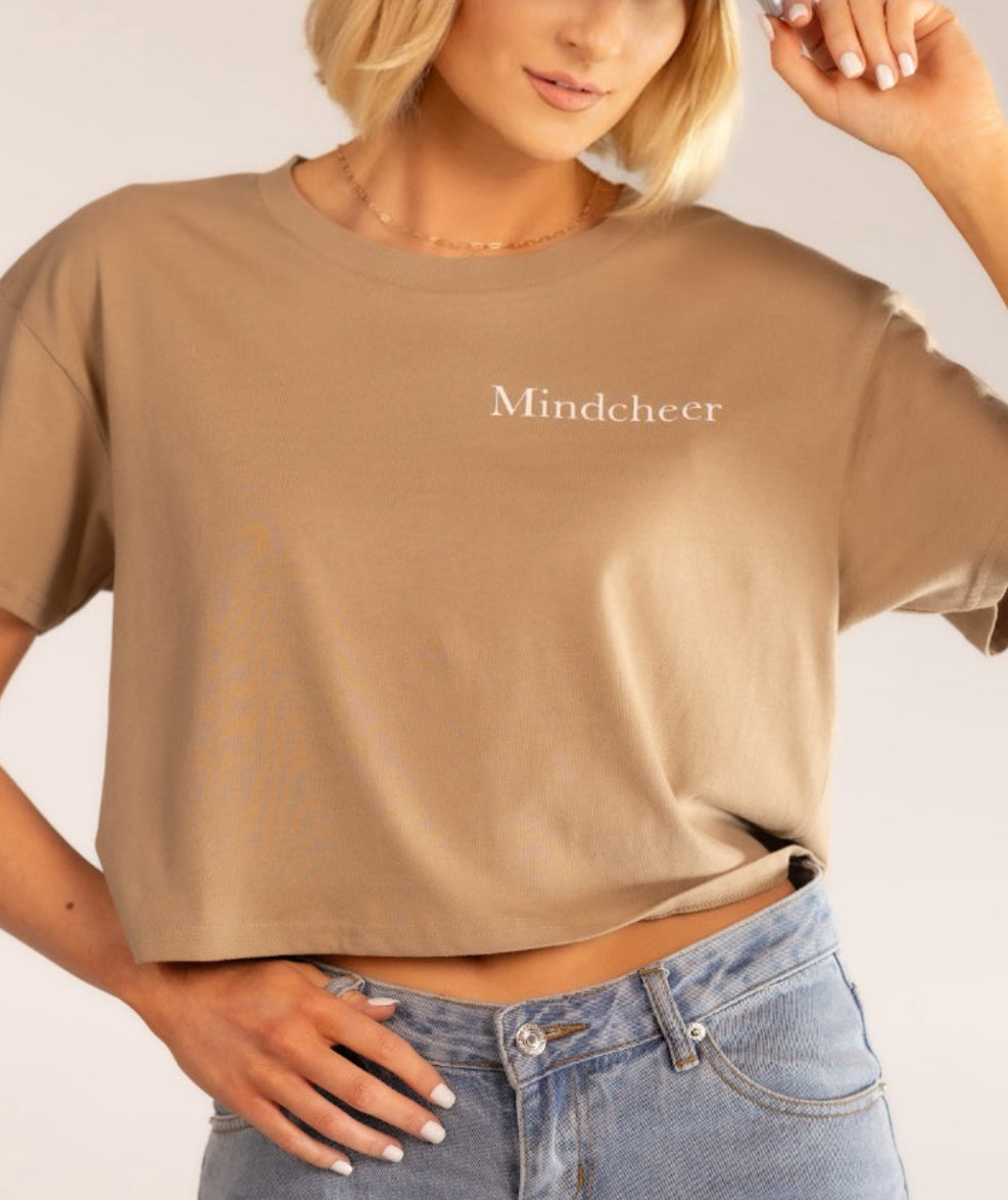 Mindcheer Short Sleeve Crop